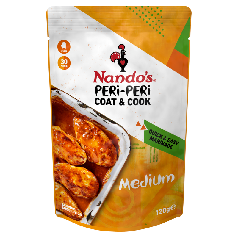 Nando's Peri-Peri Coat & Cook Medium 120g - Image 1