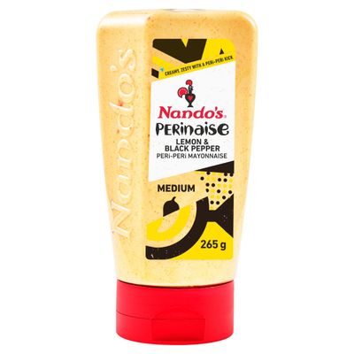 Nando's Perinaise Lemon & Black Pepper Peri-Peri Mayonnaise 265g