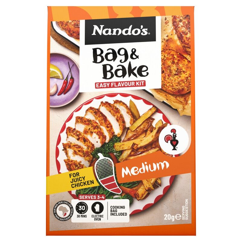 Nando's Medium Bag & Bake 20g - Image 1