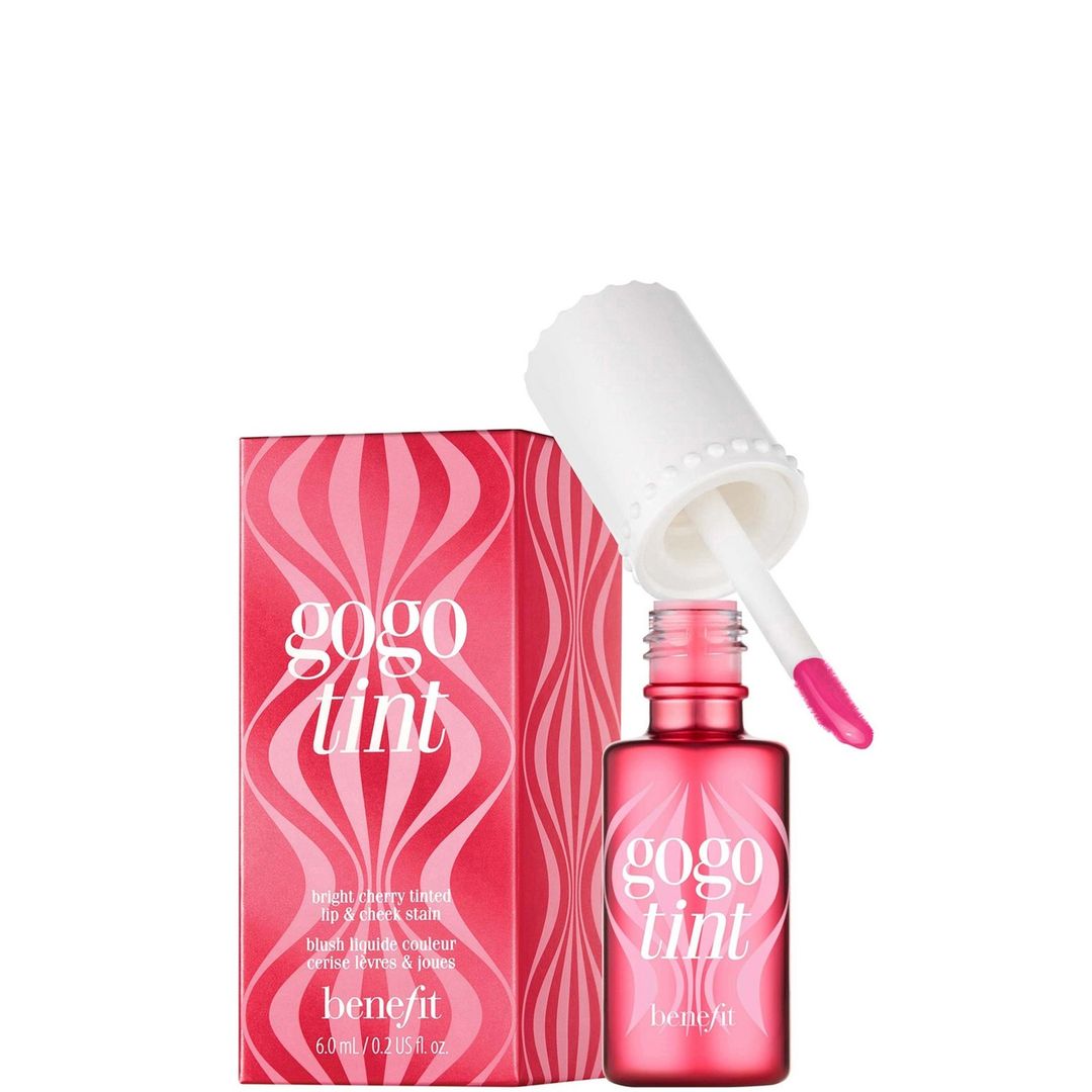 benefit GoGo Tint Bright Cherry Tinted Lip & Cheek Stain 6ml - Image 1