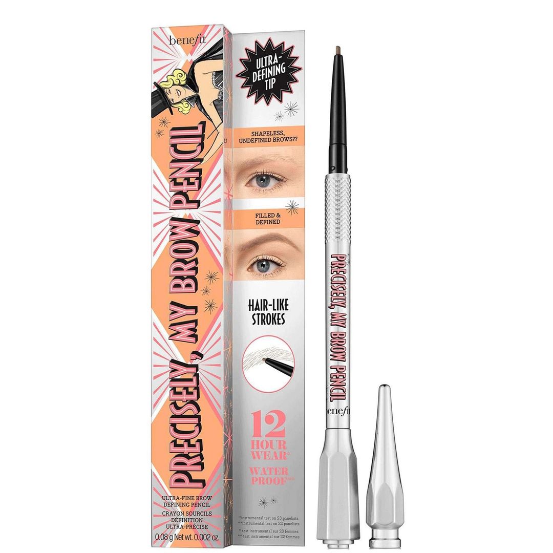 benefit Precisely, My Brow Pencil 1.5mm Tip Ultra-Fine Eyebrow Pencil (Various Shades) - 3.75 Warm Medium Brown - Image 1