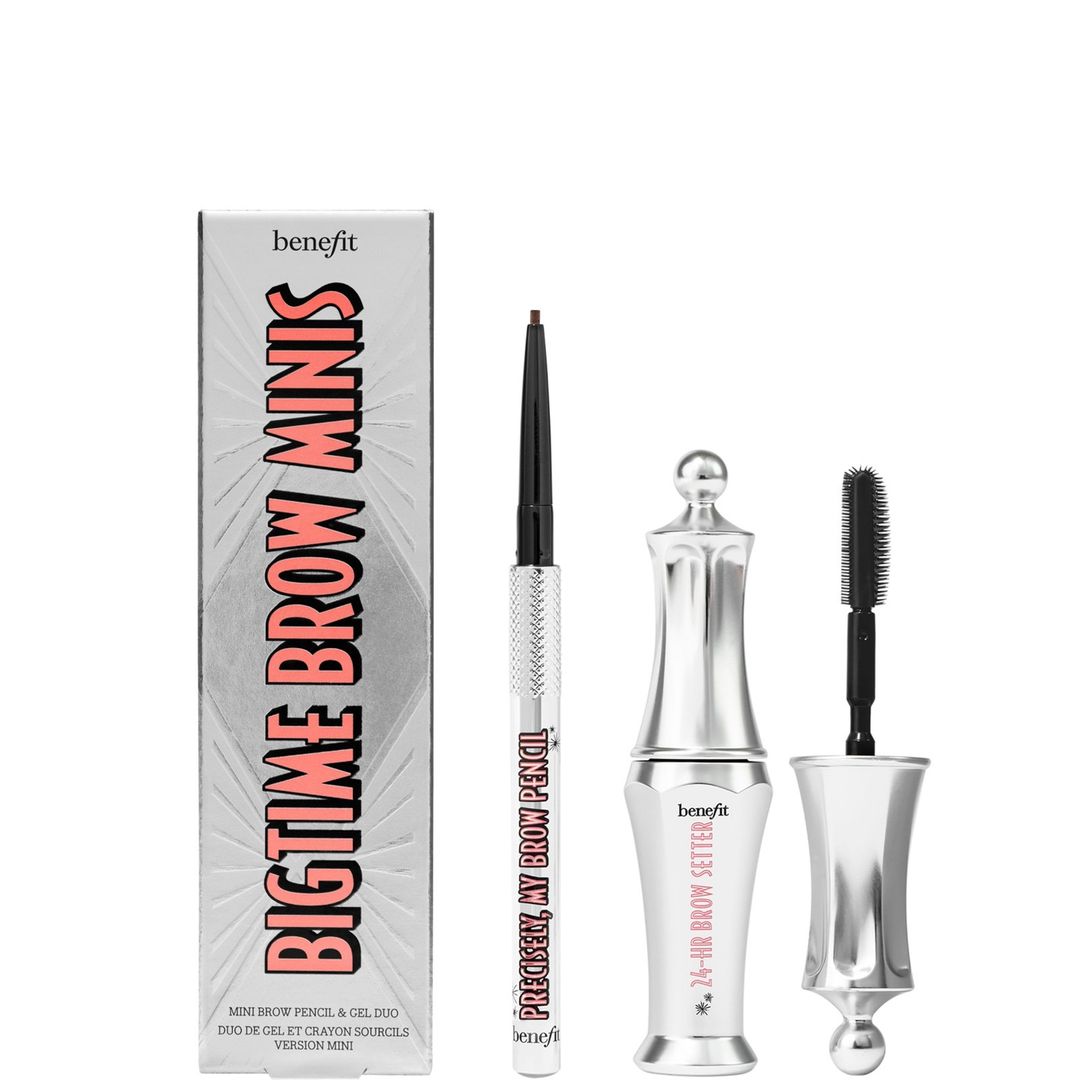 benefit Bigtime Brow Minis - Precisely, My Brow Pencil and Gel Setter Duo (Various Shades) - Warm Deep Brown - Image 1