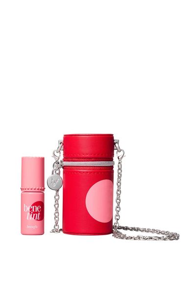 Benefit Women's Benetint Rose Tinted Lip & Cheek Stain with Exclusive Limited-Edition Wearable Mirrored Case in Original Rose | Size: 6ml
