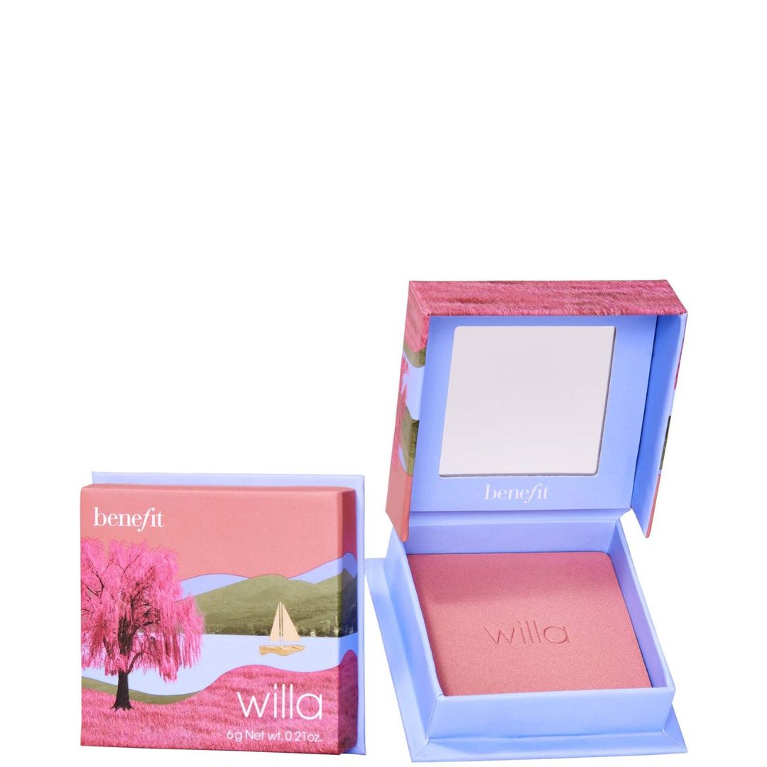 benefit Mini Willa Nude Blush Powder - Soft Neutral-Rose 2.5g - Image 1