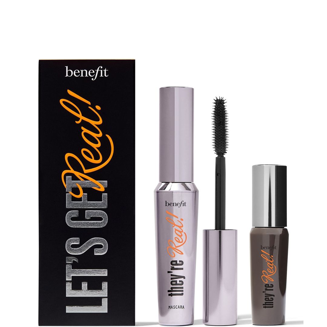 benefit Let's Get Real They're Real! Full Size and Mini Mascara Duo (Worth £42) - Image 1