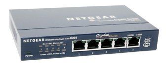 NETGEAR GS105 Unmanaged Gigabit Ethernet (10/100/1000) Blue - Image 1