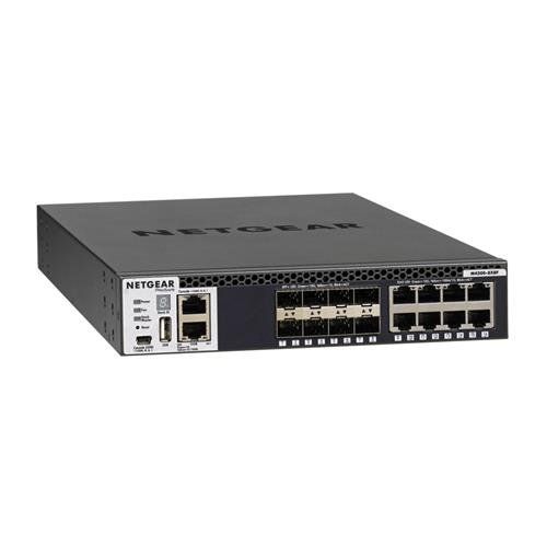 NETGEAR M4300-8X8F Managed L3 10G Ethernet (100/1000/10000) 1U Black - Image 1
