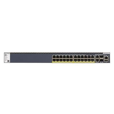 NETGEAR M4300-28G-PoE+(1000W)/US/EMEA Managed Gigabit Ethernet (10/100/1000) Power over Ethernet (PoE) 1U Black