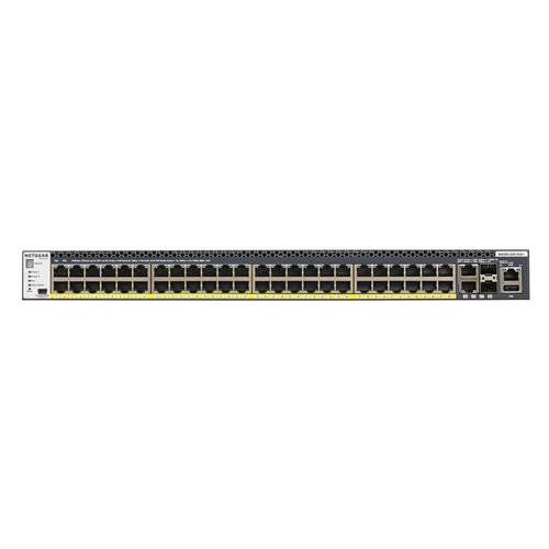NETGEAR M4300-52G-PoE+ 550W PSU Managed L2/L3/L4 Gigabit Ethernet (10/100/1000) Power over Ethernet (PoE) 1U Black - Image 1