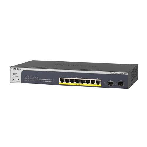 NETGEAR GS510TPP Managed L2/L3/L4 Gigabit Ethernet (10/100/1000) Power over Ethernet (PoE) Black - Image 1