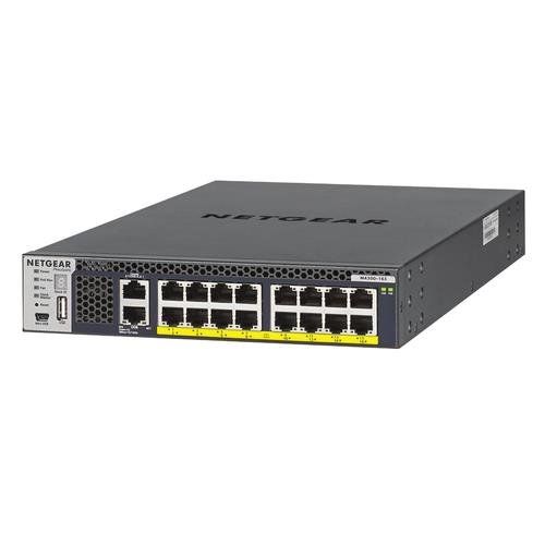 NETGEAR M4300-16X Managed L3 10G Ethernet (100/1000/10000) Power over Ethernet (PoE) 1U Black - Image 1