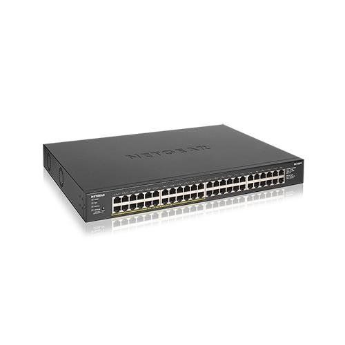 NETGEAR GS348PP Unmanaged Gigabit Ethernet (10/100/1000) Power over Ethernet (PoE) Black - Image 1