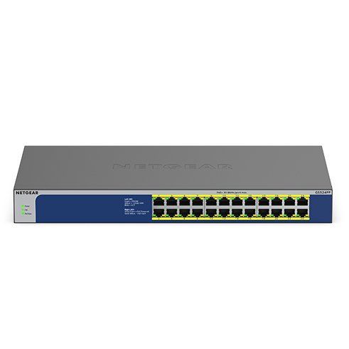 NETGEAR GS524PP Unmanaged Gigabit Ethernet (10/100/1000) Power over Ethernet (PoE) Grey - Image 1