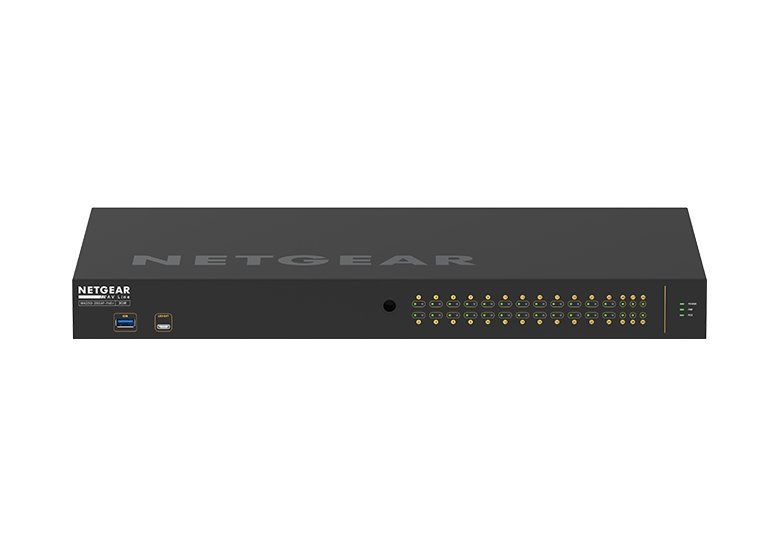NETGEAR GSM4230P-100EUS network switch Managed L2/L3 Gigabit Ethernet (10/100/1000) Power over Ethernet (PoE) 1U Black - Image 1