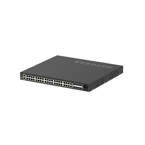 NETGEAR GSM4248PX-100EUS network switch Managed L2/L3/L4 Gigabit Ethernet (10/100/1000) Power over Ethernet (PoE) Black - Image 1