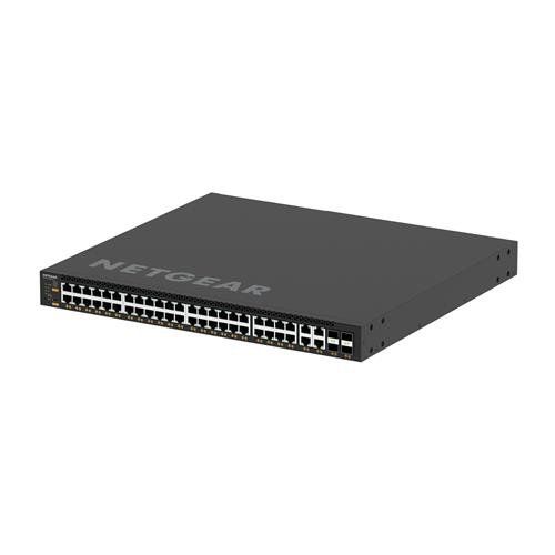 NETGEAR M4350-44M4X4V Managed L3 2.5G Ethernet (100/1000/2500) Power over Ethernet (PoE) 1U Black - Image 1