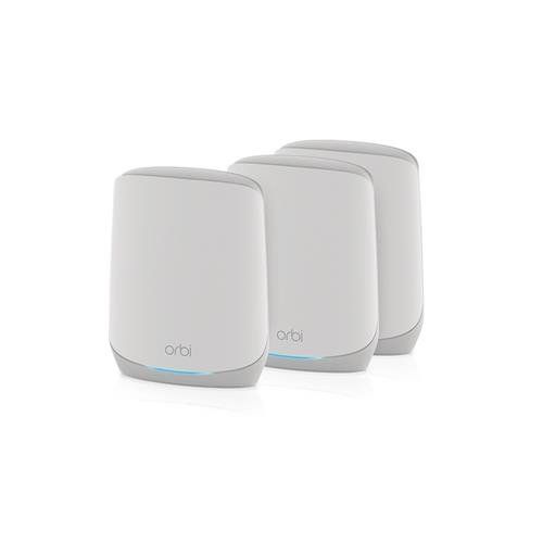 NETGEAR Orbi RBK763S Tri-band (2.4 GHz / 5 GHz / 5 GHz) Wi-Fi 6 (802.11ax) White 7 Internal - Image 1