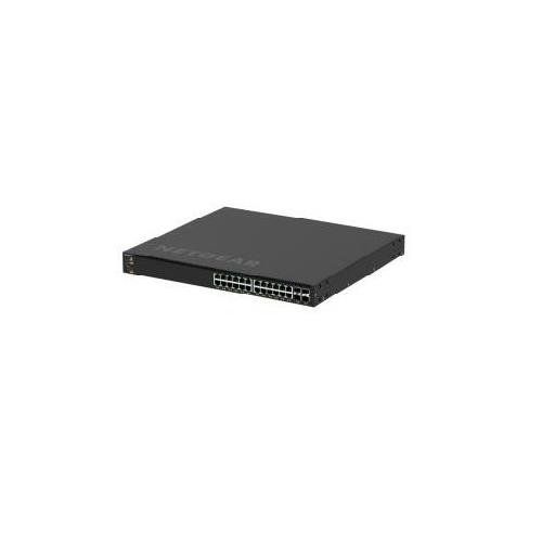 NETGEAR GSM4328-100AJS Managed L3 Gigabit Ethernet (10/100/1000) Power over Ethernet (PoE) 1U Black - Image 1