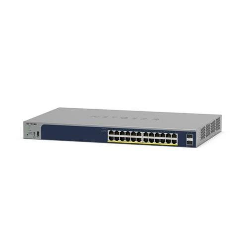 NETGEAR GS724TPv3 Managed L2 Gigabit Ethernet (10/100/1000) Power over Ethernet (PoE) Grey - Image 1