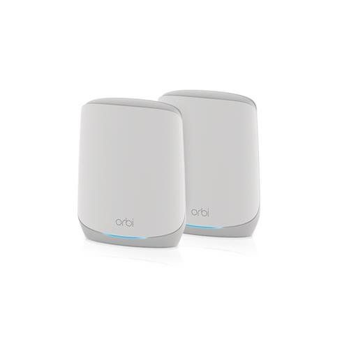 NETGEAR Orbi RBK762S Tri-band (2.4 GHz / 5 GHz / 5 GHz) Wi-Fi 6 (802.11ax) White 5 Internal - Image 1