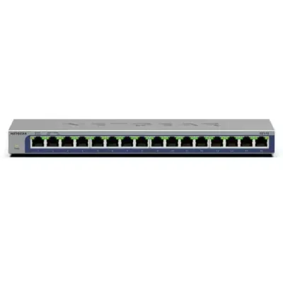 NETGEAR GS116 Unmanaged L2 Gigabit Ethernet (10/100/1000) Black - Thumbnail 2