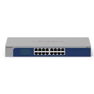 NETGEAR GS516-300EUS network switch Unmanaged Gigabit Ethernet (10/100/1000) Grey - Thumbnail 2