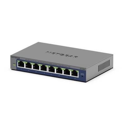 NETGEAR GS108Ev4 Unmanaged L2/L3 Gigabit Ethernet (10/100/1000) Grey