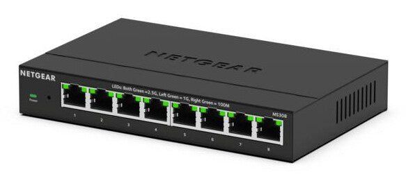 NETGEAR MS308E Unmanaged 2.5G Ethernet (100/1000/2500) Black - Image 1