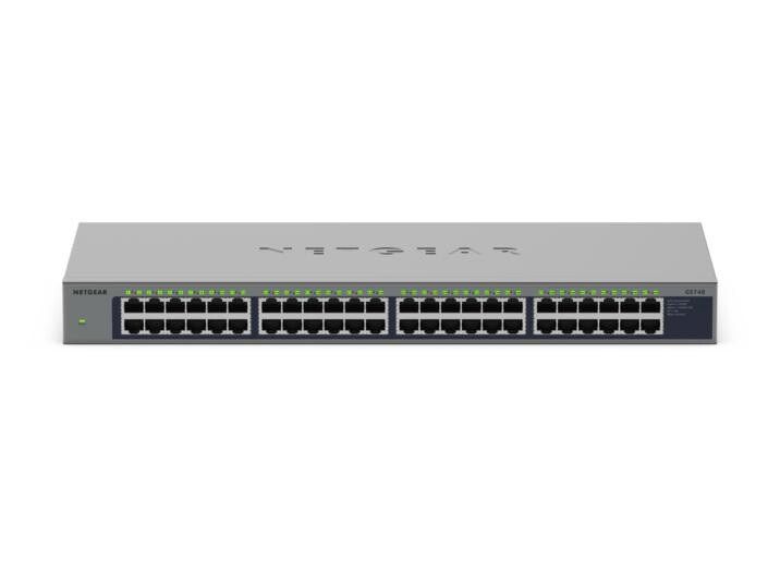 NETGEAR GS748 Unmanaged Gigabit Ethernet (10/100/1000) Grey - Image 1