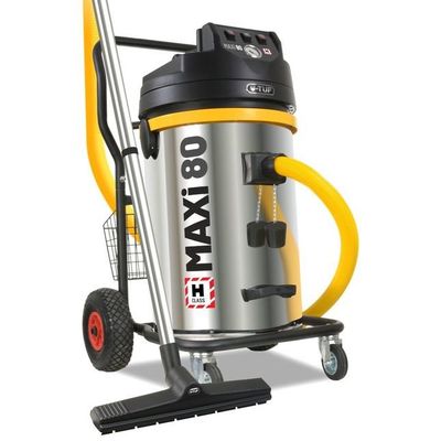 V-Tuf Stainless Steel Maxi H-Class 240V 3500W Dust Extractor & Filter Shaker, 80L