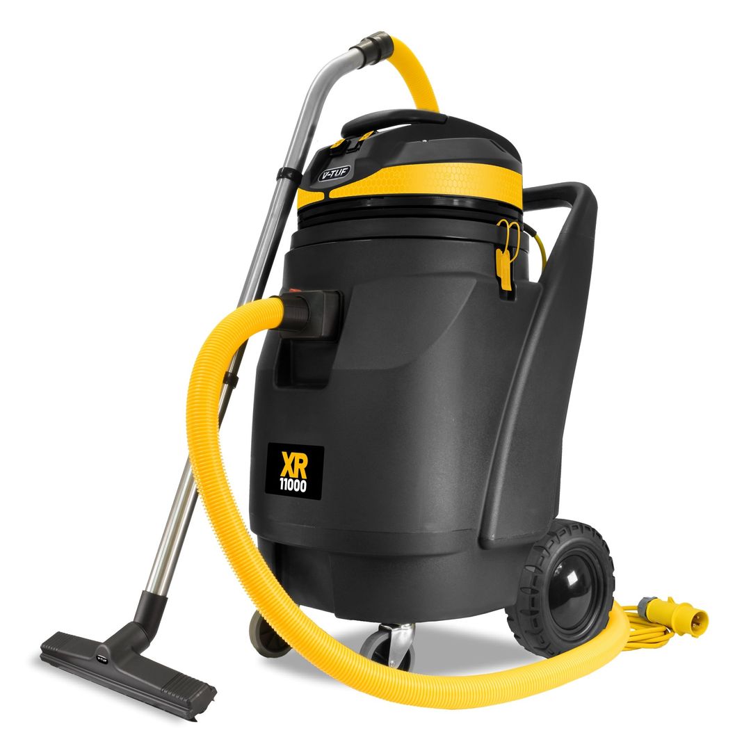 V-TUF XR11000 110L 3300W High Performance Wet & Dry Industrial Vacuum Cleaner - Made from 70% Recycled Plastic (230V) - Image 1