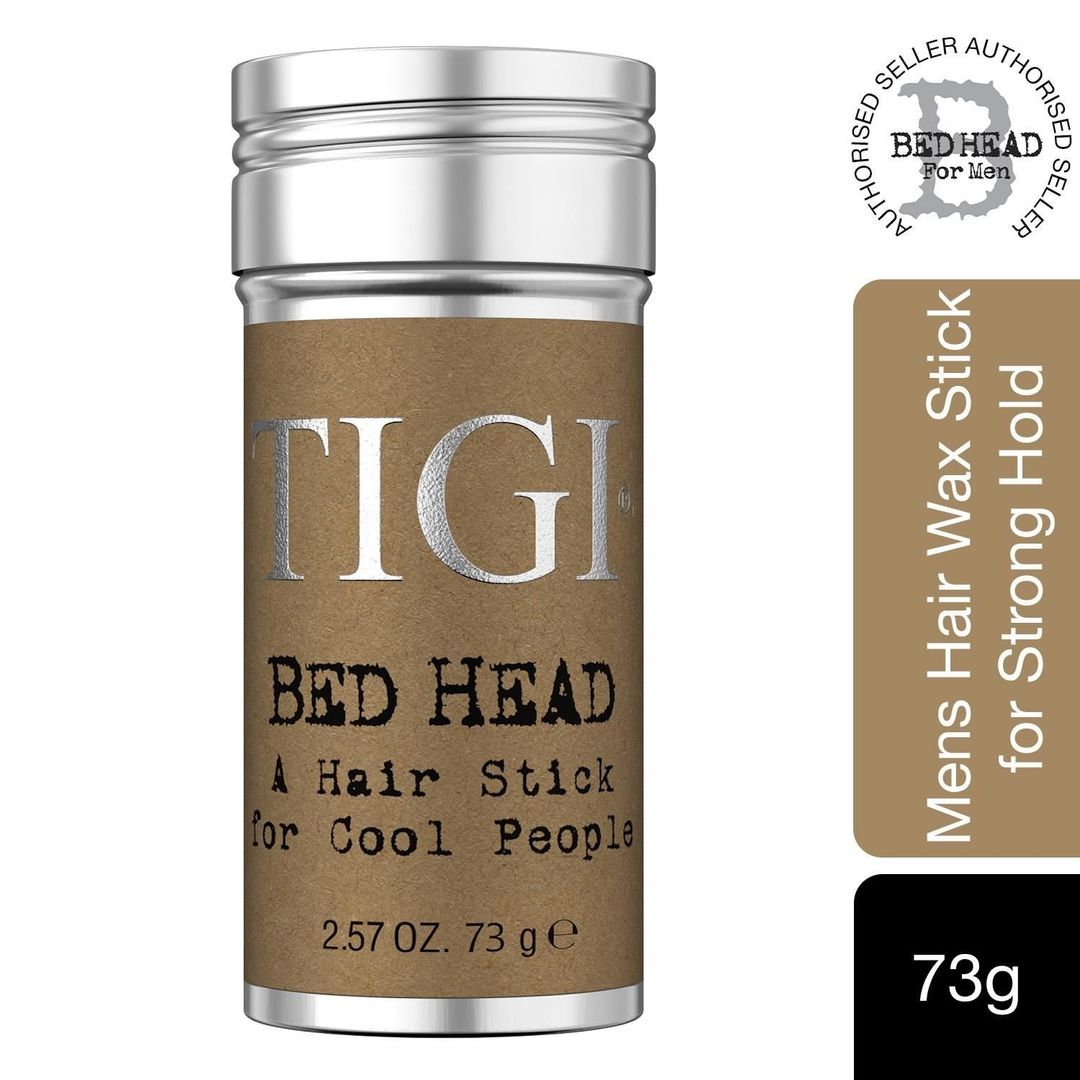 Bed Head for Men by TIGI Mens Hair Wax Stick for Strong Hold, 73g - Hair Wax Stick - Image 1