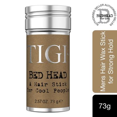 Bed Head for Men by TIGI Mens Hair Wax Stick for Strong Hold, 73g - Hair Wax Stick