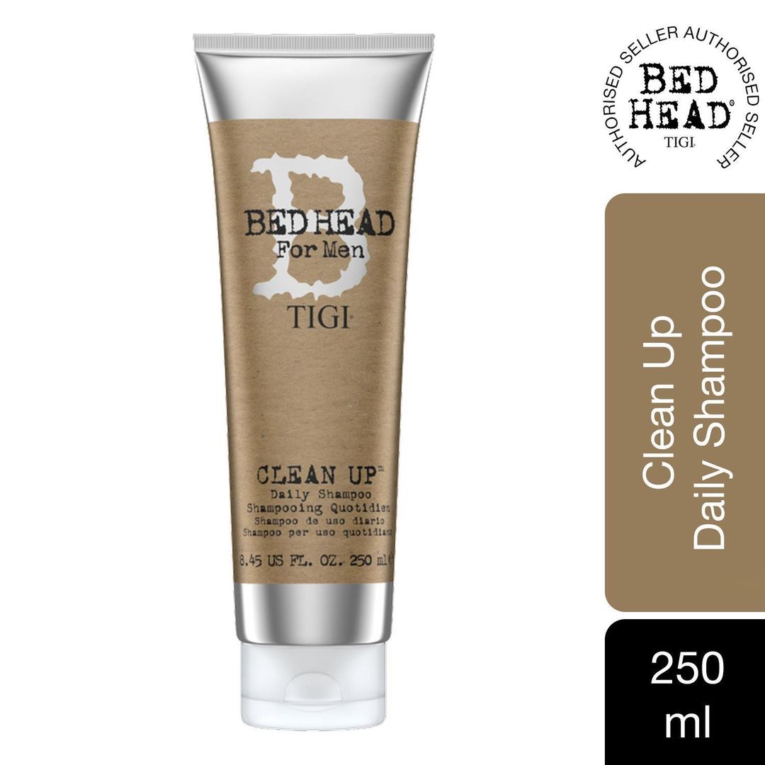 Bed Head for Men by Tigi Clean Up Mens Daily Shampoo for Normal Hair, 250ml - Buy 1 / 250ml - Image 1
