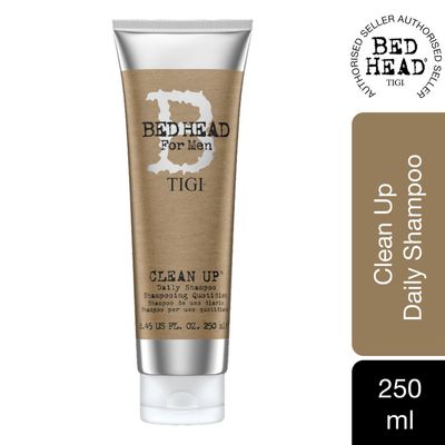 Bed Head for Men by Tigi Clean Up Mens Daily Shampoo for Normal Hair, 250ml - Buy 1 / 250ml