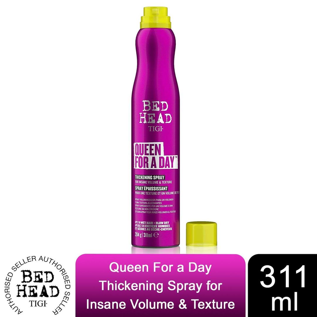 Bed Head By TIGI Row Queen For A Day Spray Hair Thickening Spray, 311 ml - Hair Spray - Image 1
