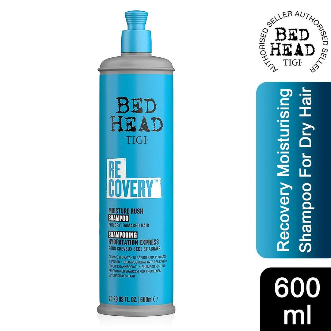 Bed Head by TIGI Recovery Moisturising Shampoo For Dry Hair, 600ml - Moisturising Shampoo - Image 1