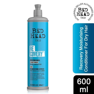 Bed Head by TIGI Recovery Moisturising Conditioner For Dry Hair, 600ml - Moisturising Conditioner