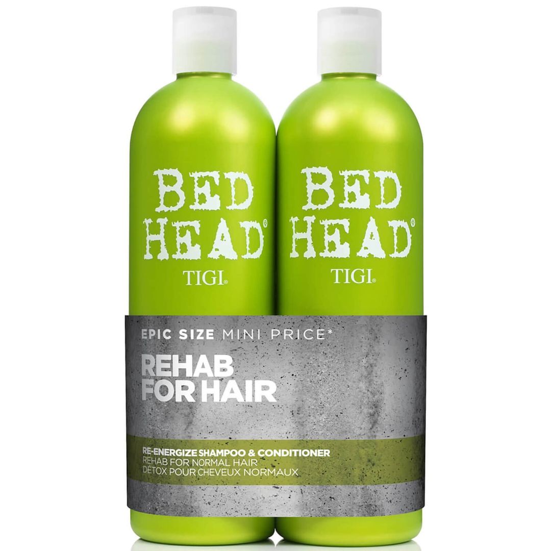 TIGI Bed Head Re-Energise Rehab for Hair Shampoo and Conditioner - Image 1