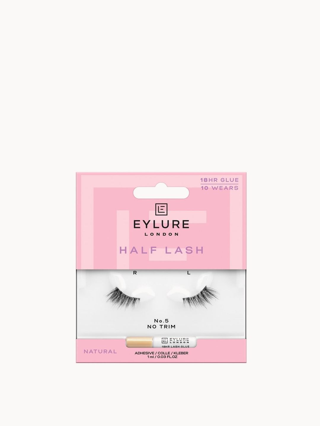 Eylure Women's Half Lash No. 5 15g in Black - Image 1