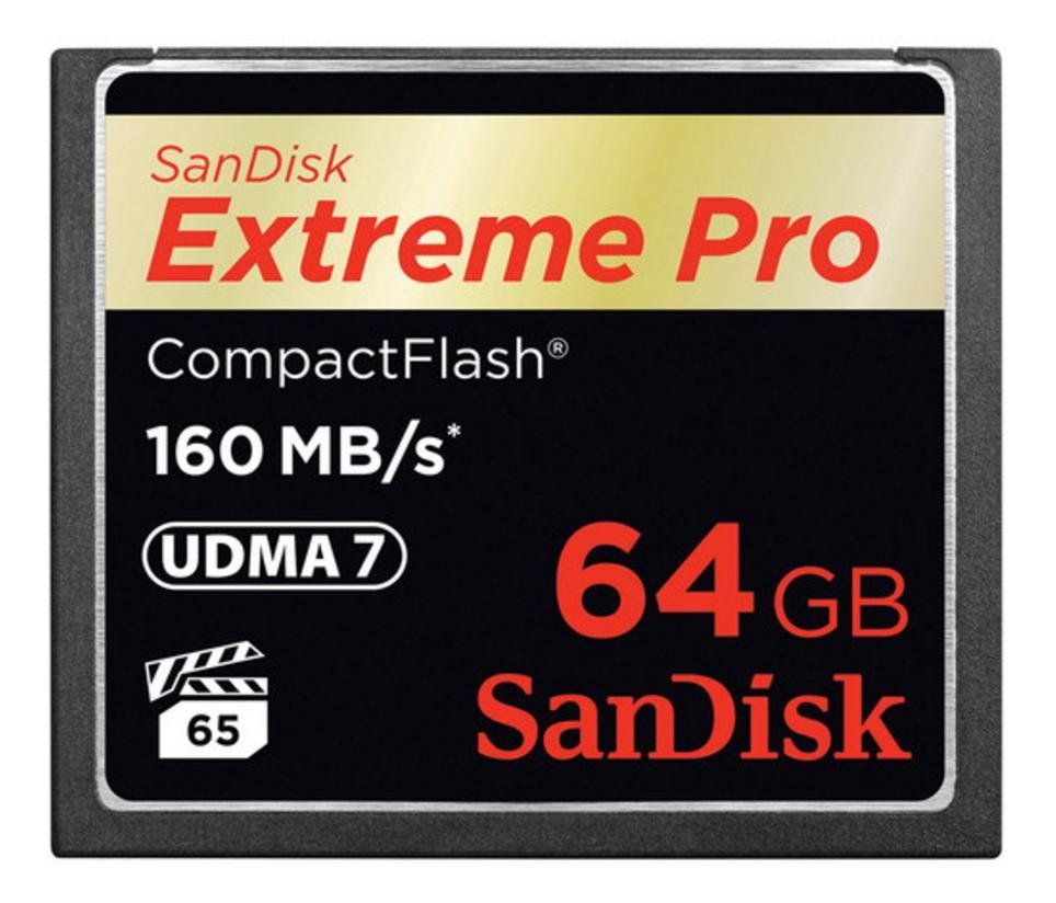 SanDisk 64GB Extreme Pro CF 160MB/s CompactFlash - Image 1