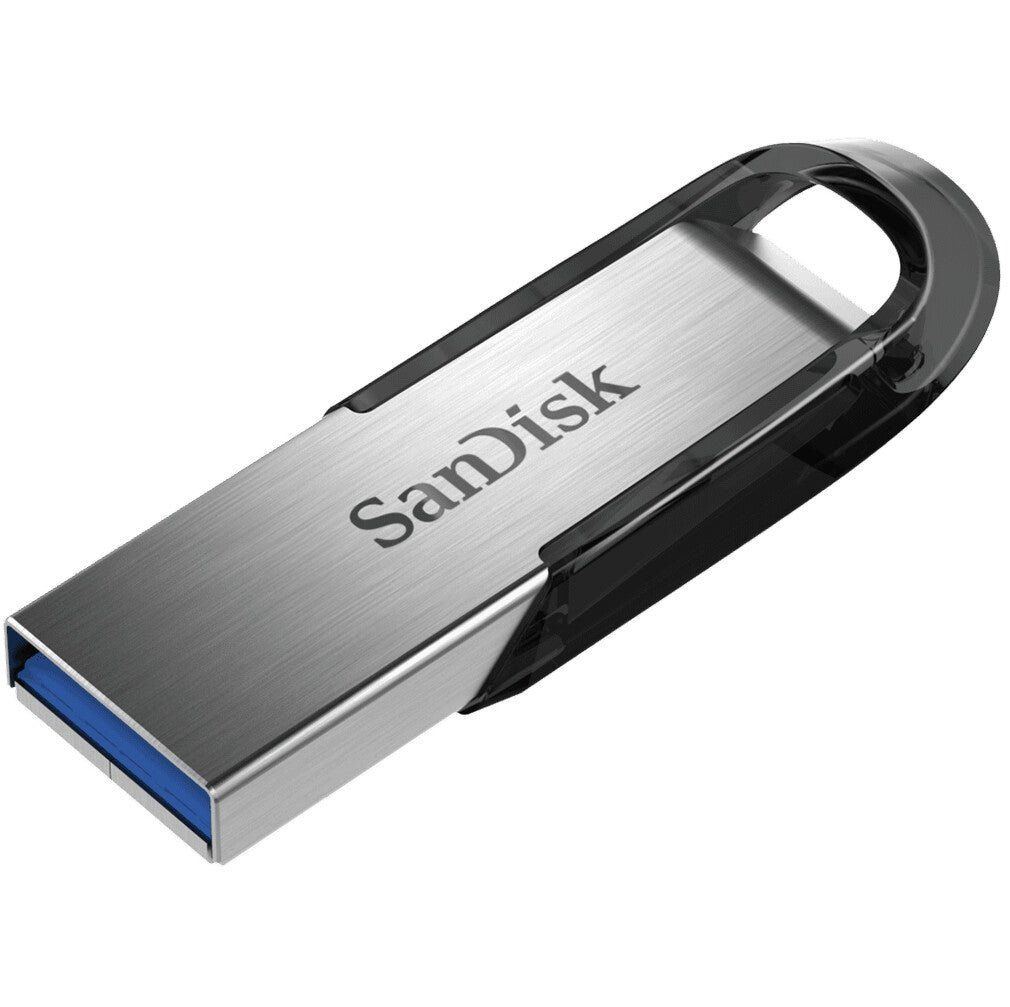 SanDisk Ultra Flair USB flash drive 32 GB USB Type-A 3.2 Gen 1 (3.1 Gen 1) Black, Stainless steel - Image 1