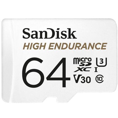SANDISK High Endurance Class 10 microSDXC Memory Card - 64 GB