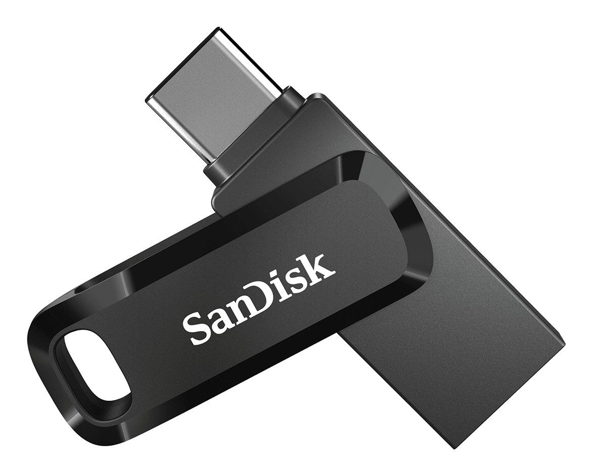 SanDisk Ultra Dual Drive USB flash drive 128 GB USB Type-A / USB Type-C 3.2 Gen 1 (3.1 Gen 1) Black, Silver - Image 1