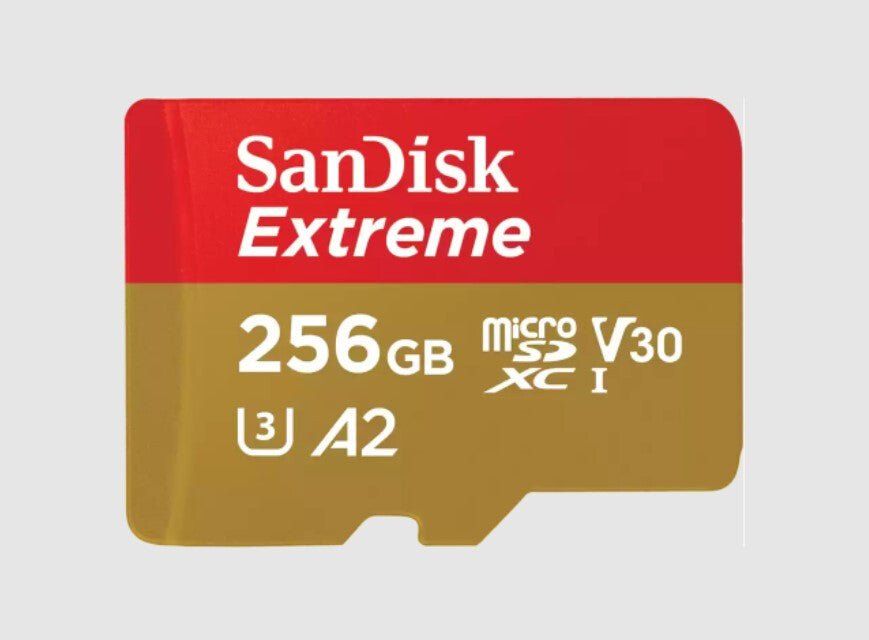SanDisk Extreme 256 GB MicroSDXC UHS-I Class 3 - Image 1