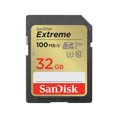 SanDisk Extreme 32 GB UHS-I Class 10 SDXC Memory Card - Image 1