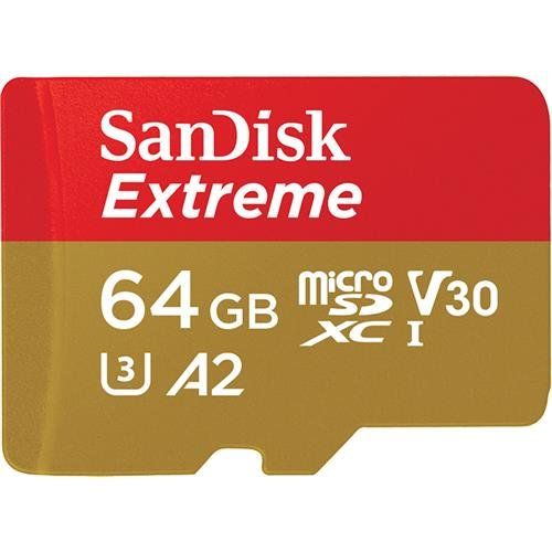 SanDisk Extreme 64 GB MicroSDXC UHS-I Class 10 - Image 1