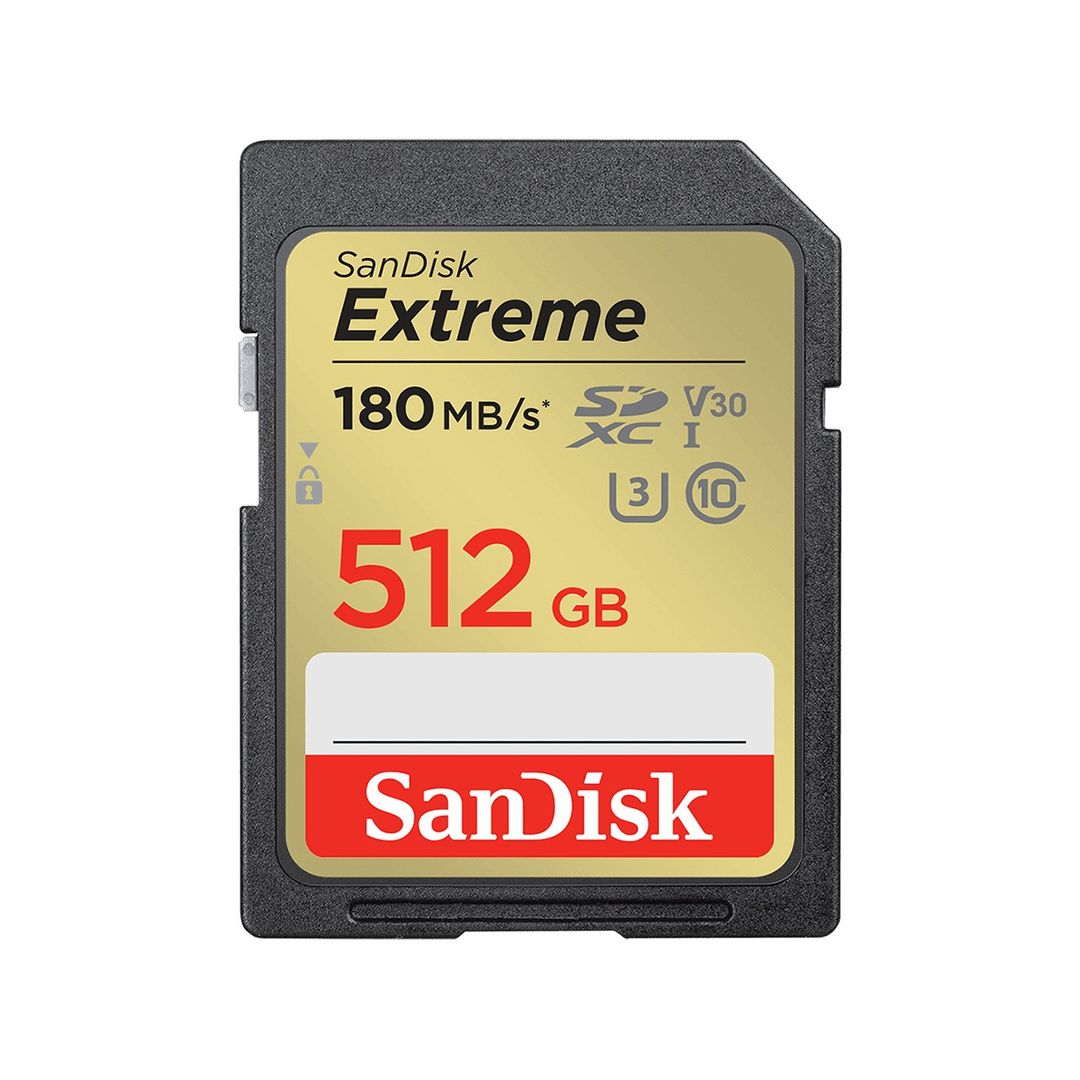 SanDisk Extreme 512 GB SDXC UHS-I Class 10 - Image 1