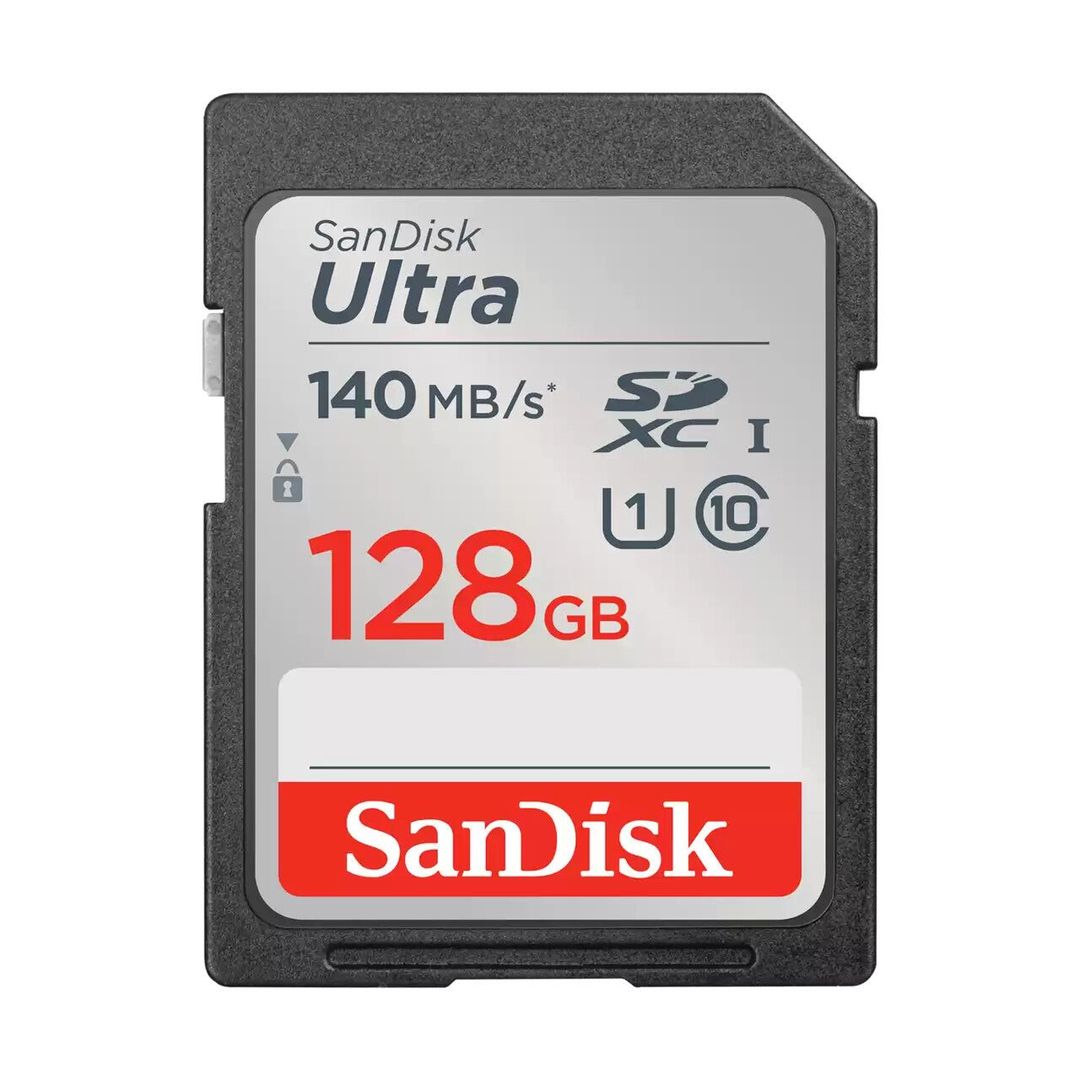 SANDISK Ultra Class 10 SDXC Memory Card - 128 GB - Image 1