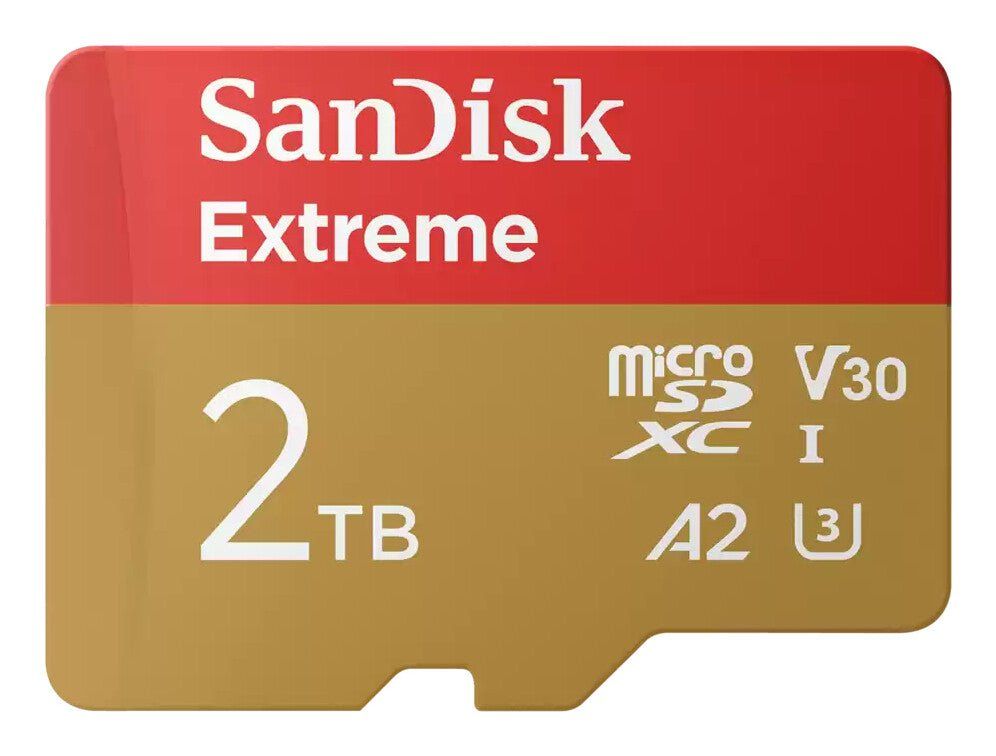 SanDisk Extreme 2 TB MicroSDXC UHS-I Class 10 - Image 1